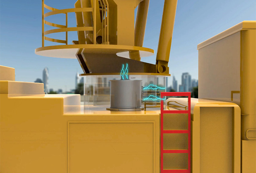 導(dǎo)電滑環(huán)在挖掘機(jī)，起重機(jī)，消防云梯車(chē)，高空作業(yè)車(chē)，打樁機(jī)等工程車(chē)的應(yīng)用